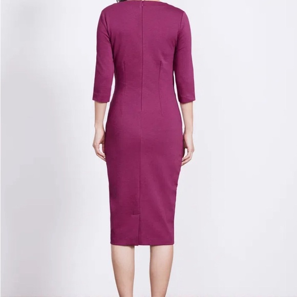 Boden Connie Ponte Dress (6R) Magenta - Picture 10 of 13